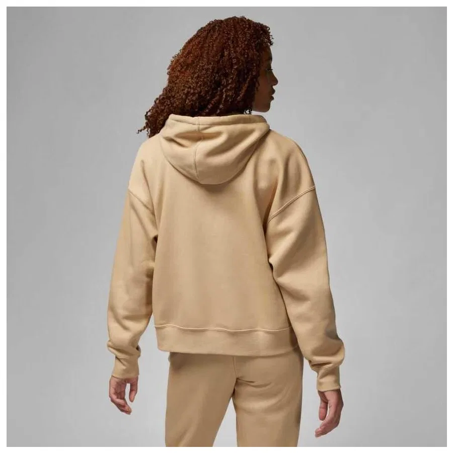Свитшот женский с капюшоном из флиса Brooklyn Fleece Nike, Коричневый — фото 4