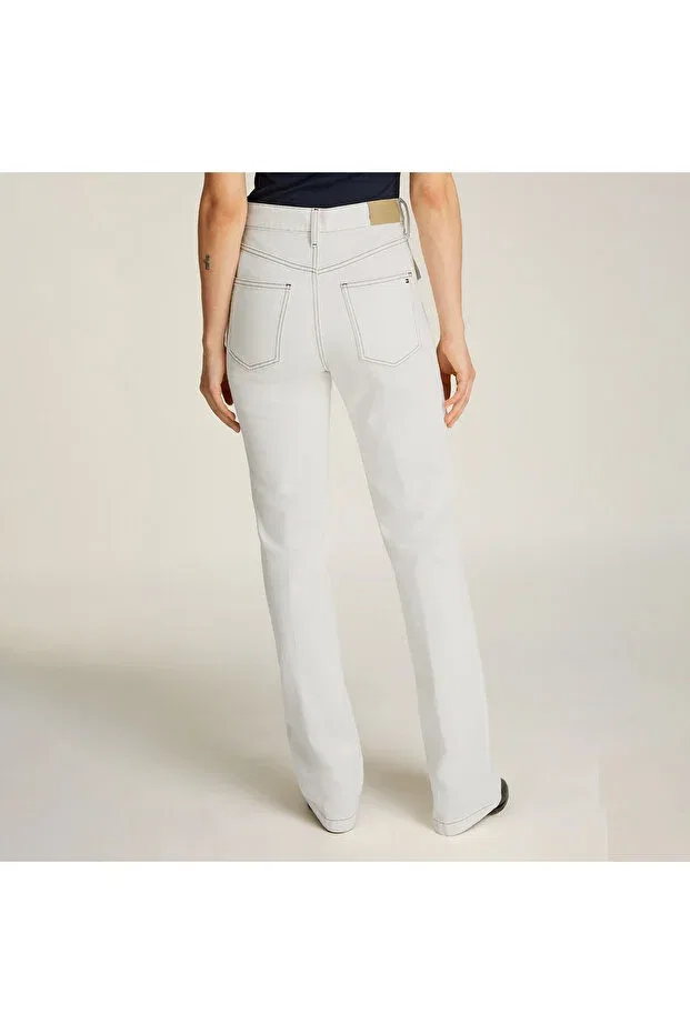Женские джинсы с низкой посадкой Relaxed Bootcut HW CLR Tommy Hilfiger, White — фото 3
