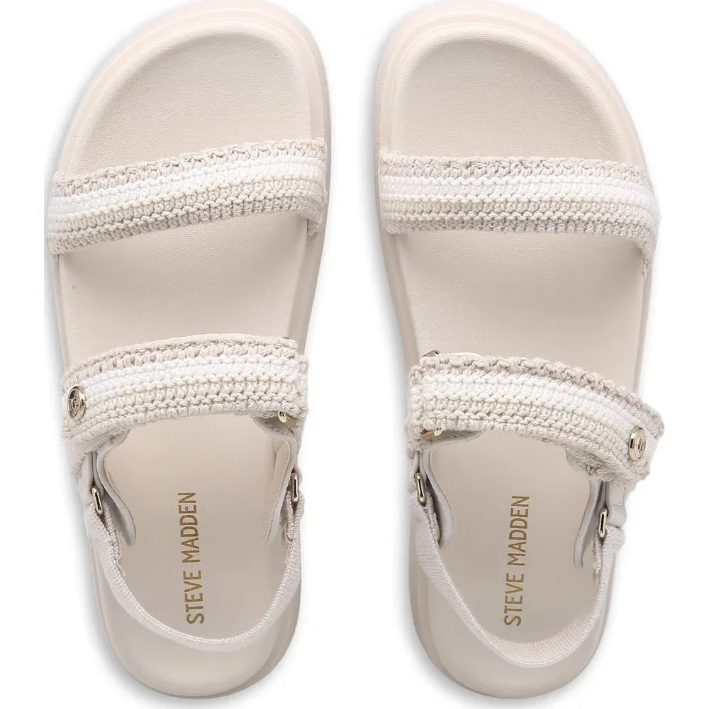 Детские сандалии Jhollie Steve Madden, Bone/Crochet/Multi — фото 4