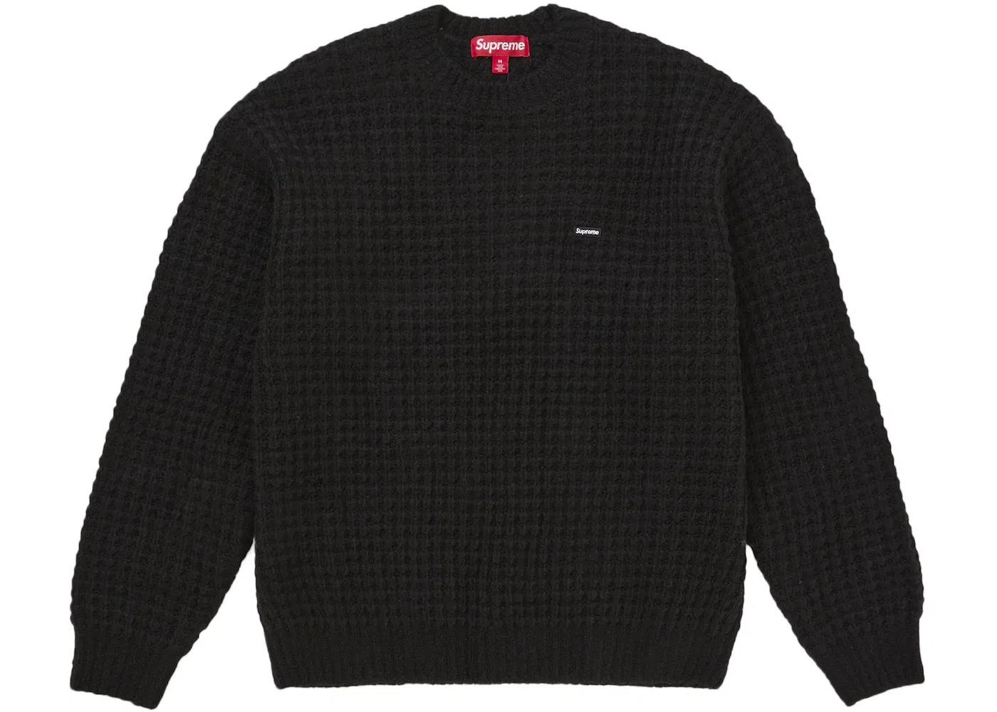 Мужской свитер вафельной вязки Small Box Waffle Supreme, Black