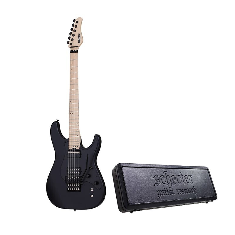 

Schecter Sun Valley Super Shredder FR S 6-струнная электрогитара для правой руки (атласно-черный) в комплекте с универсальным жестким футляром для гитары