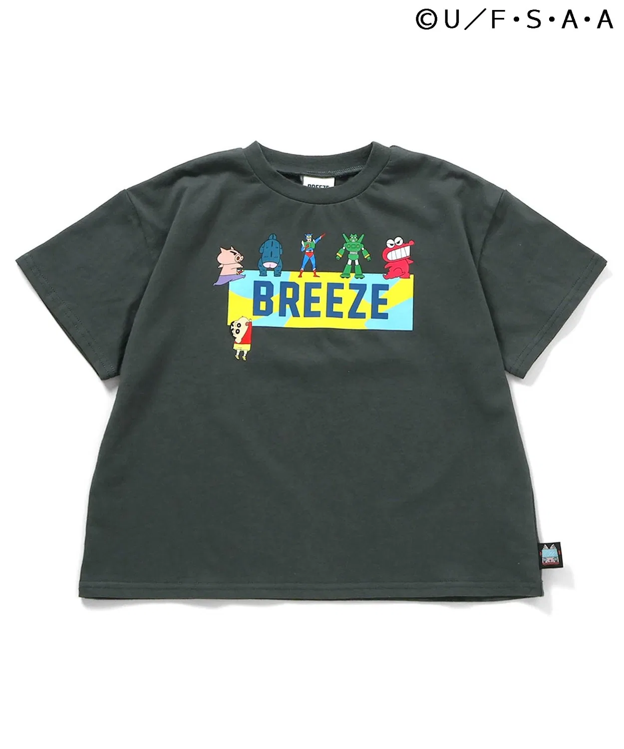 Детская футболка с принтом Crayon Shin-chan, модель Link BREEZE, Red — фото 4