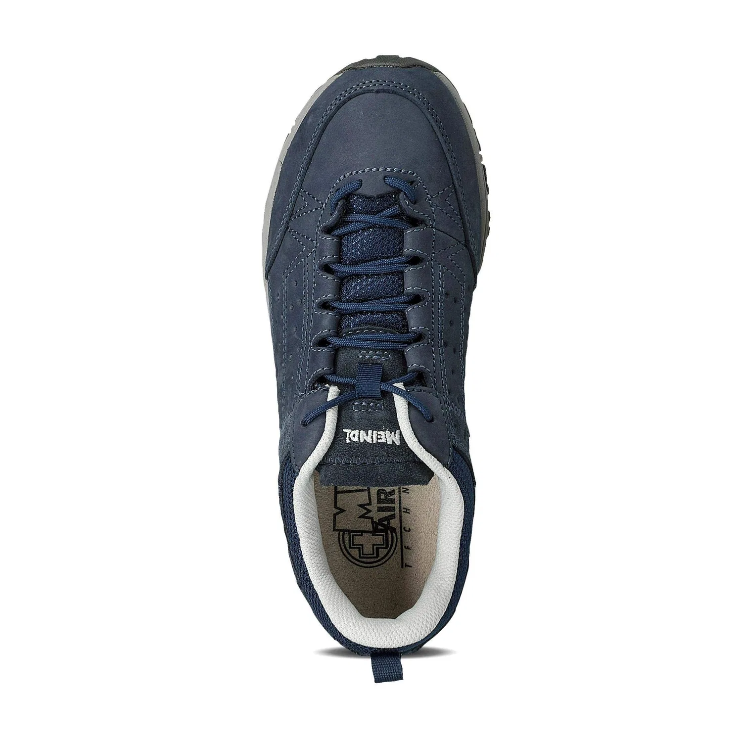Детские кроссовки для девочек и мальчиков с кожаным верхом Meindl, Navy Blue — фото 2