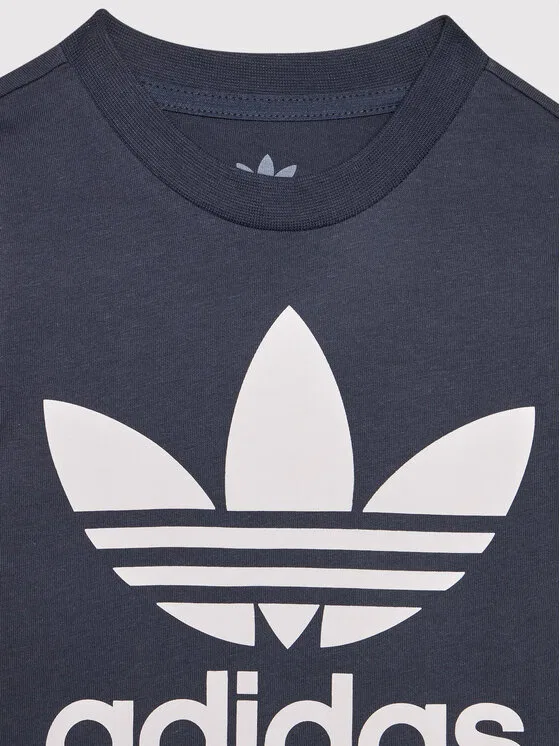 Футболка regular fit Trefoil Adidas, темно-синий — фото 3