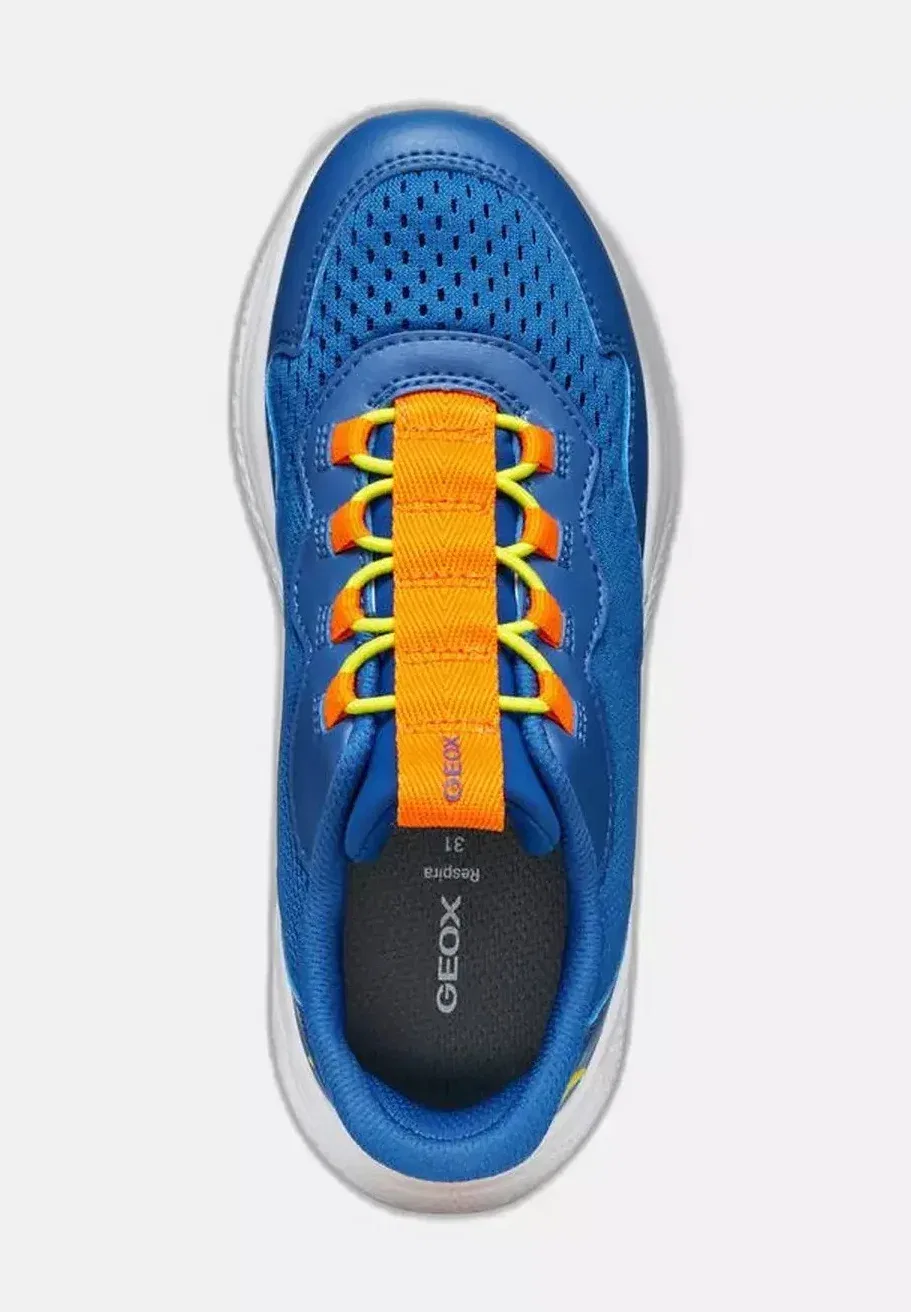 Sprintye fast in - кроссовки Geox, Bleu Royal/Orange — фото 2