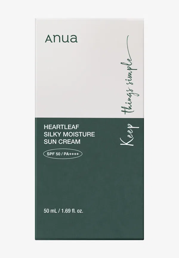 Солнцезащитный крем Heartleaf Silky Moisture - защита от солнца 50 мл Anua — фото 2