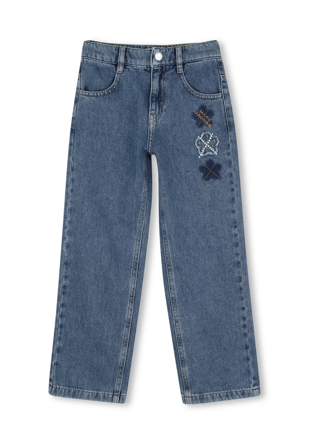 Pantalon en denim - джинсы прямого кроя Marc Jacobs Kids, Denim Blue