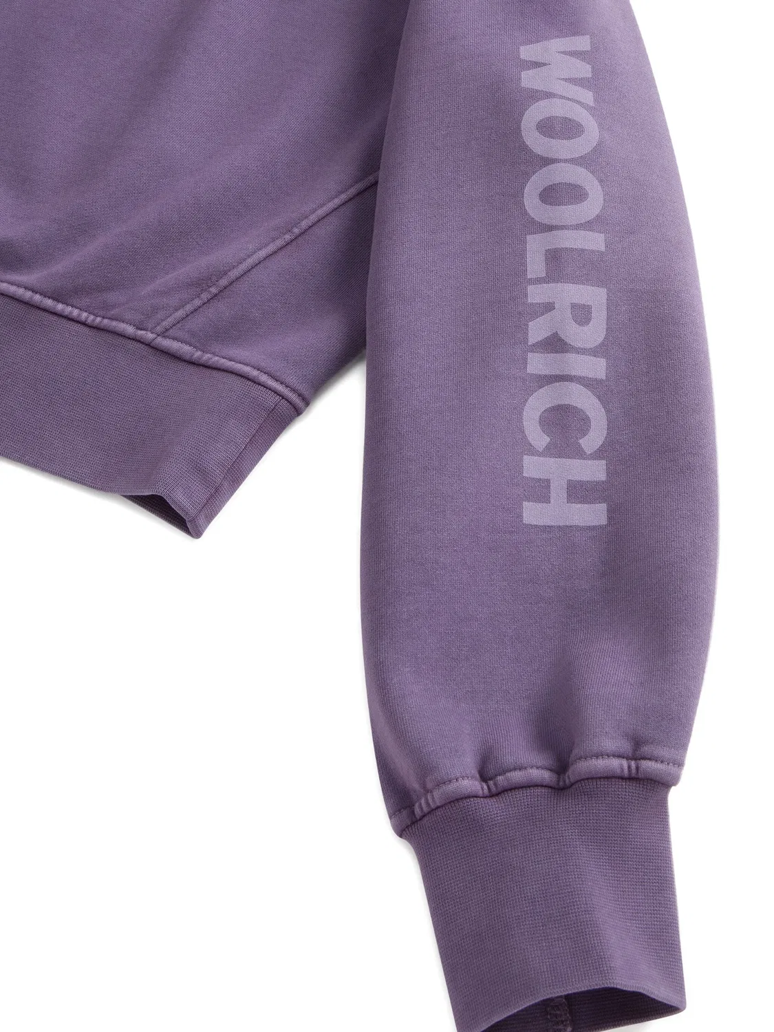Свитшот с логотипом Woolrich, фиолетовый — фото 2