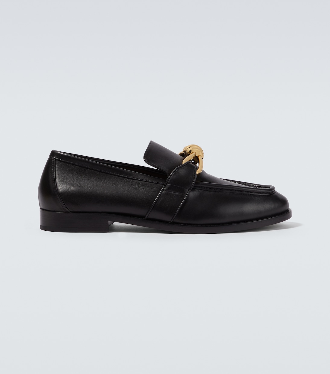 

Лоферы из кожи с узлом Astaire Bottega Veneta, черный
