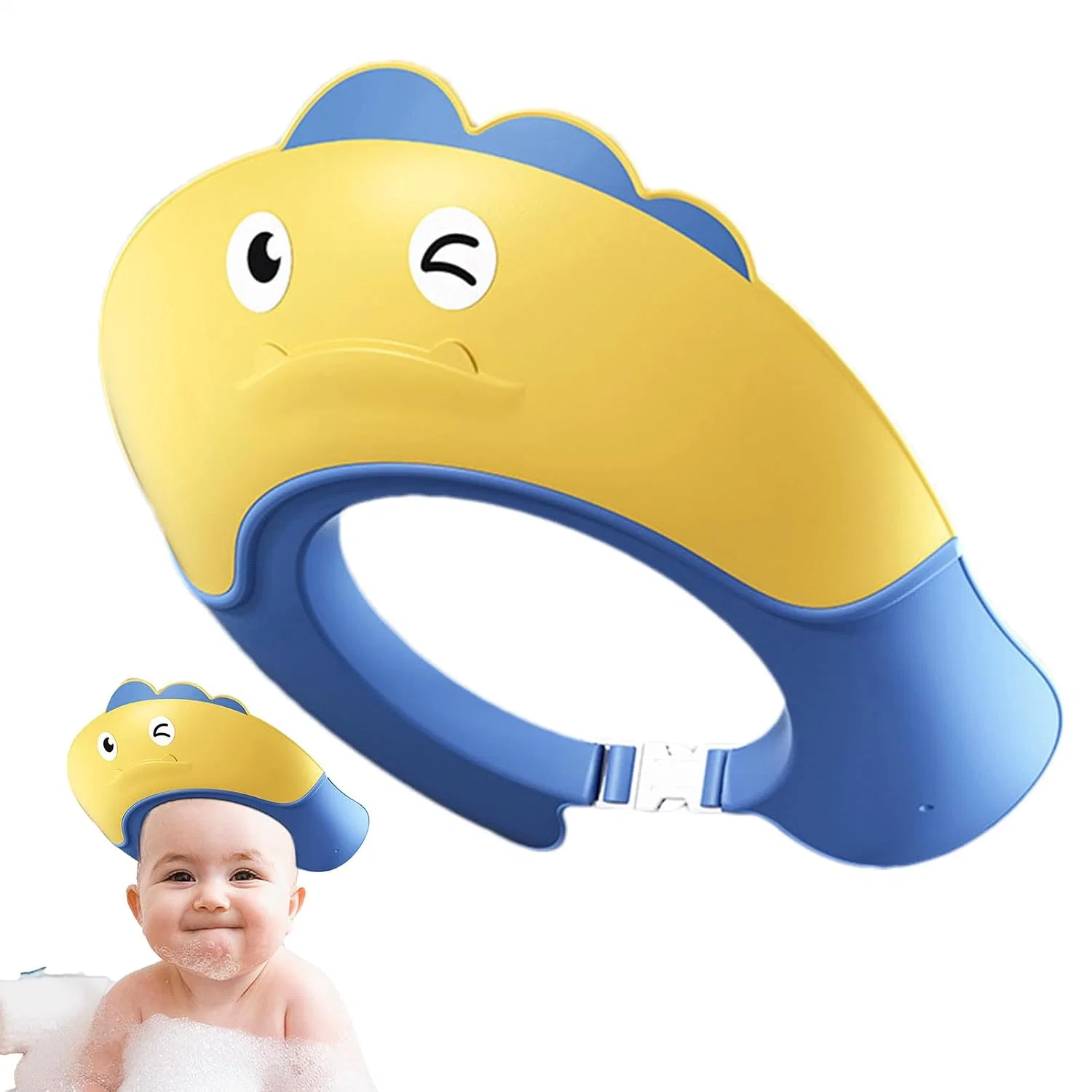 Детская шапочка для душа Dinousaur, Wpsagek, 23x23x8 см, Blue