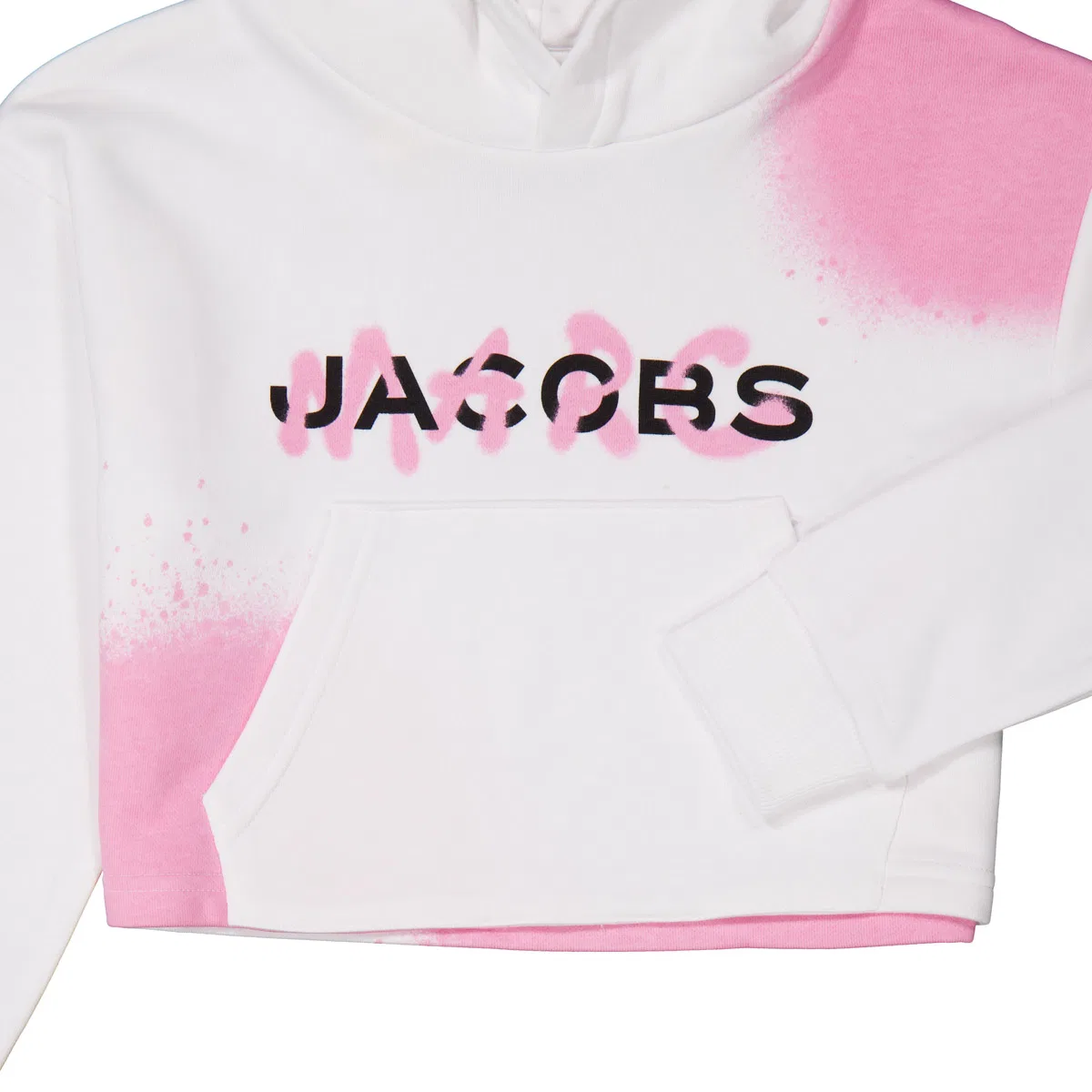 Худи с эффектом аэрографии Spray Paint-Effect Little Marc Jacobs, White — фото 2