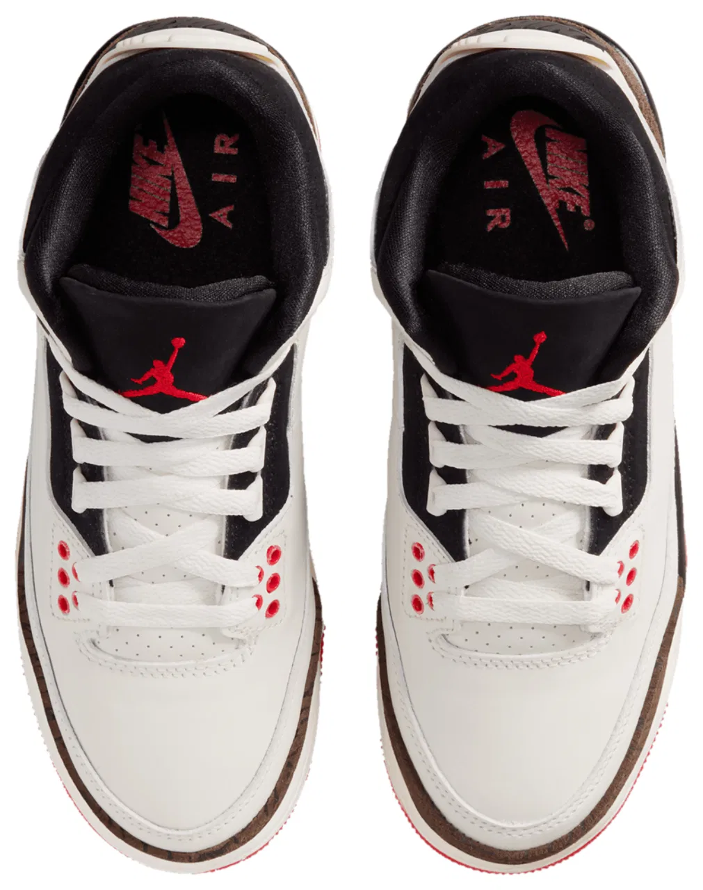 Баскетбольные кроссовки для мальчиков Retro 3 Jordan, цвет Black/White/Tan — фото 4