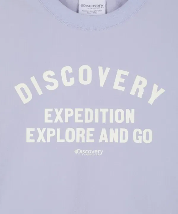 Футболка с принтом FreshVent Seersucker, детская, Discovery Expedition Kids, лавандовый — фото 4