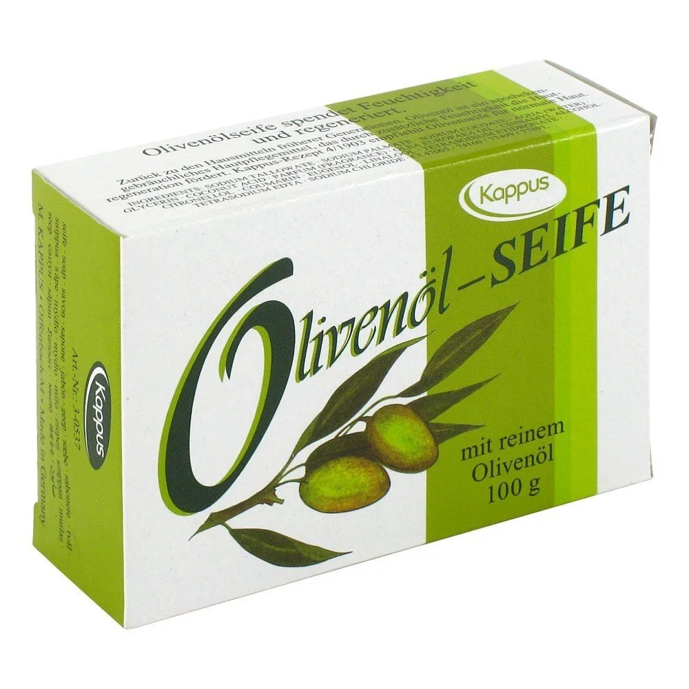 Твердое мыло Olive Soap Kappus, 100 г, Прозрачный