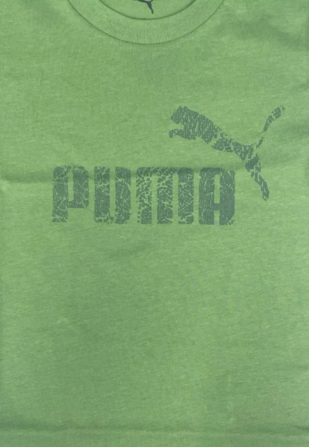Футболка m/c ess graph tee col 68 - футболка с принтом Puma, Green — фото 4