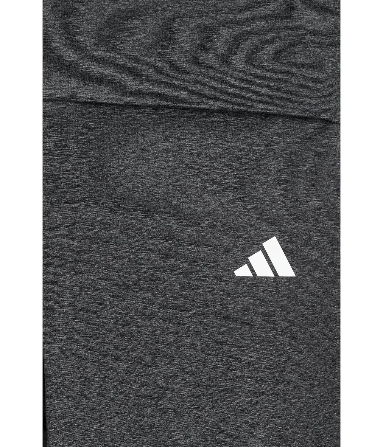 Брюки-клеш с отложным поясом (для детей постарше) Adidas Kids, Black with Grey Melange — фото 3