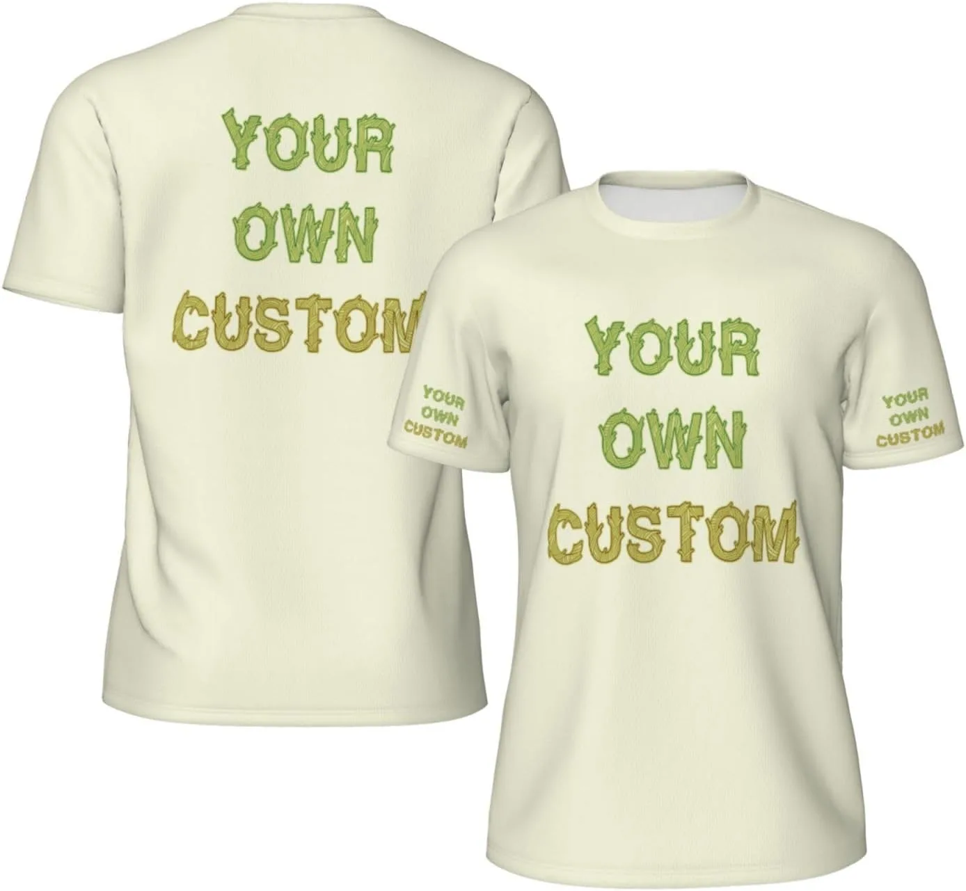 

Футболка Custom с принтом на 4 сторонах