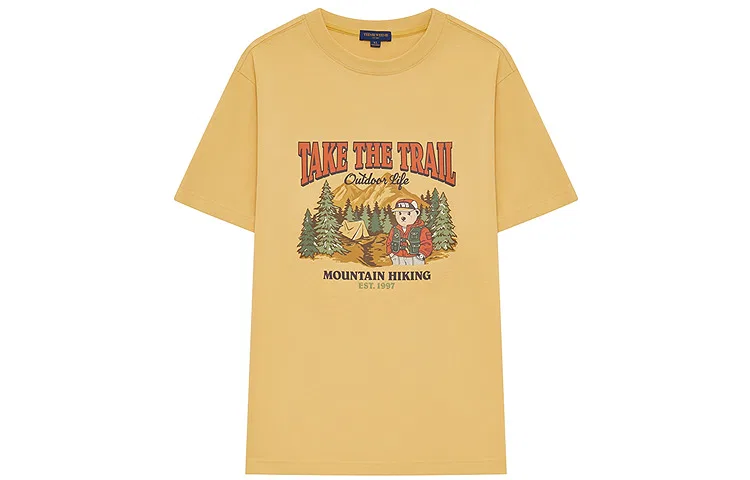 Детская футболка с коротким рукавом Teenie Weenie Men, Mustard Yellow