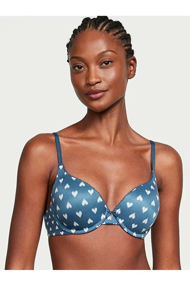 Женский бюстгальтер с пуш-ап Victoria'S Secret, Heart Printed