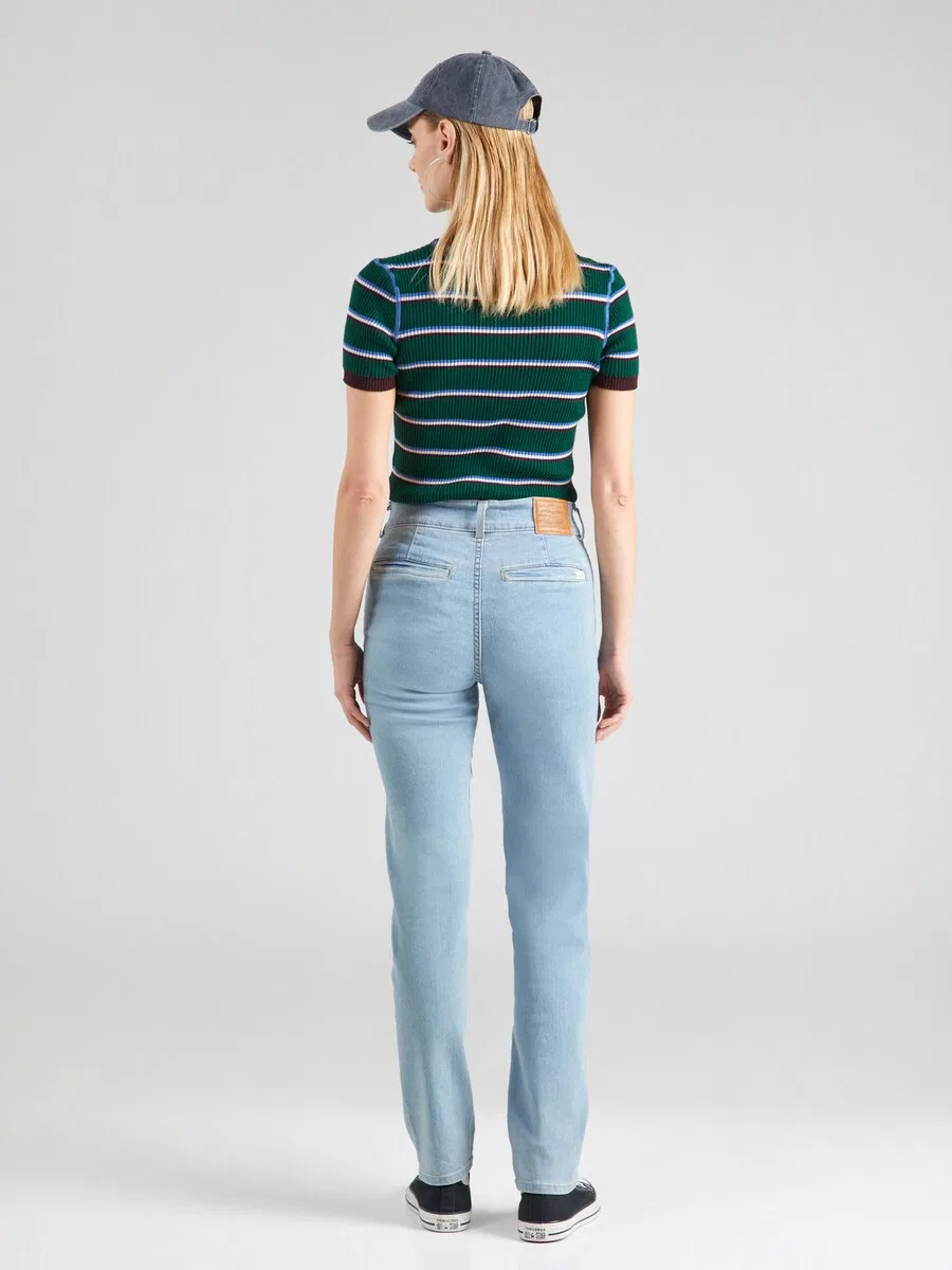Джинсы LEVI'S Regular '724' светло-голубого цвета — фото 4
