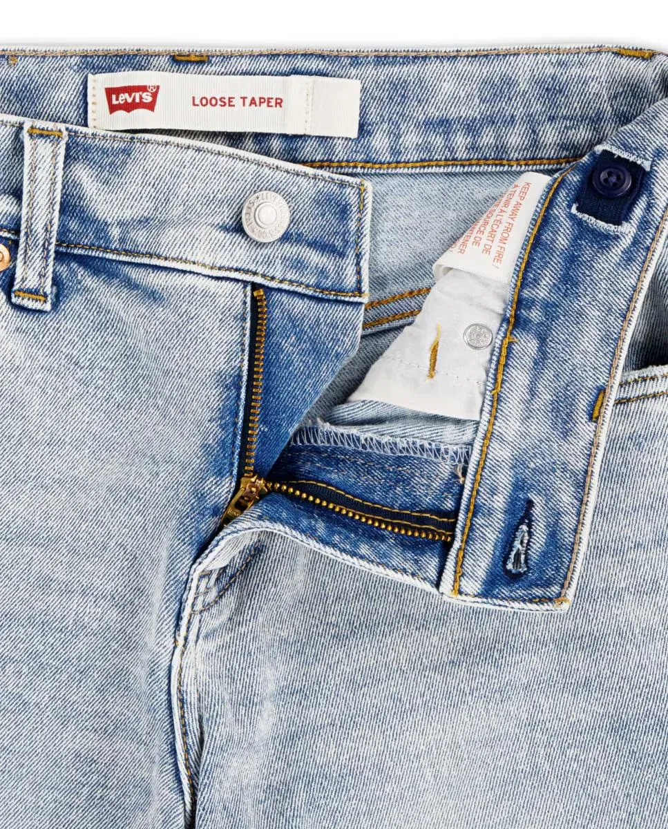 Детские джинсы для мальчиков с зауженным кроем Levi's, Azul — фото 3