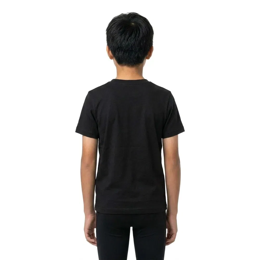 Детская футболка с коротким рукавом Lacoste kids, Black — фото 2
