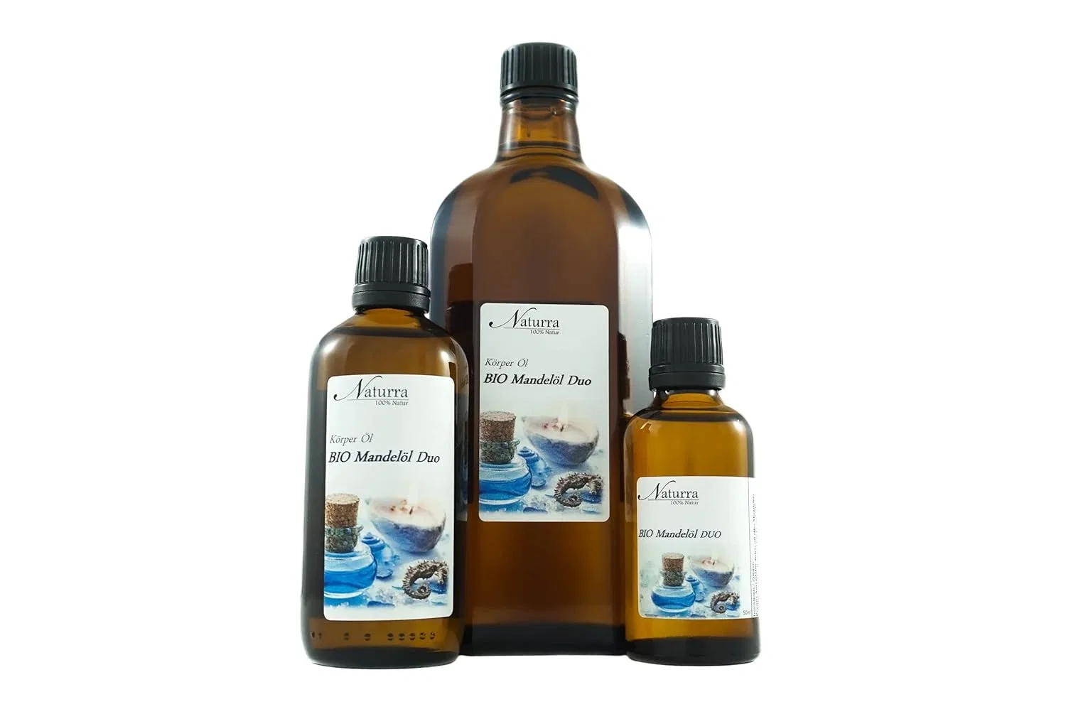 Масло для тела Organic Almond Oil Duo, Naturra, 100 мл, с маслом граната — фото 4
