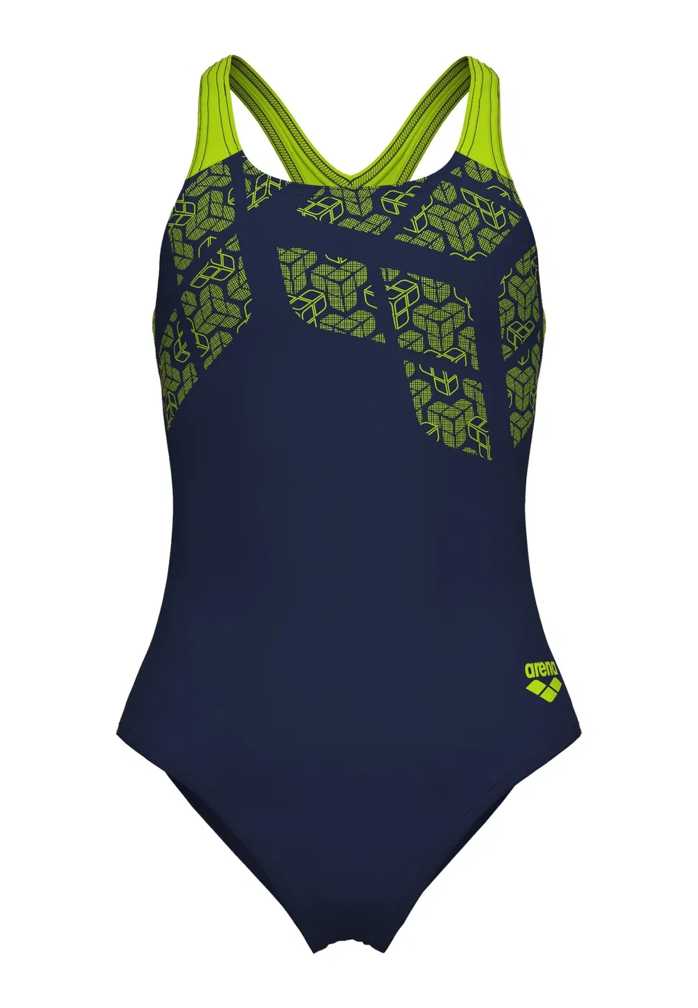 Купальник Kikko Pro Back Arena, Navy-Artic Lime