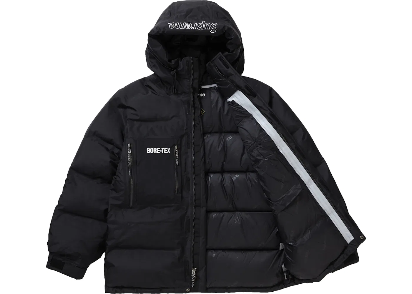 Мужская куртка-парка с наполнителем из гусиного пуха 700 Fill Down Parka Supreme, Black — фото 2