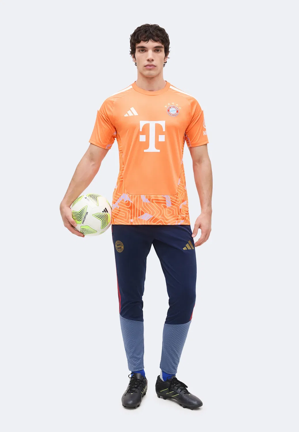 Вратарь ФК Бавария 26/27 - клубная форма Adidas Performance, Team Semi Sol Orange — фото 2