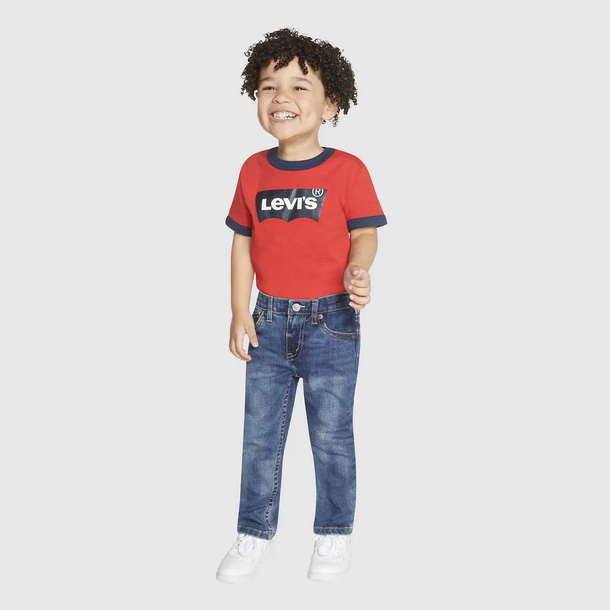 узкие джинсы 510 Eco Performance для мальчиков 2T-4T Levi's, Melbourne - Dark Wash