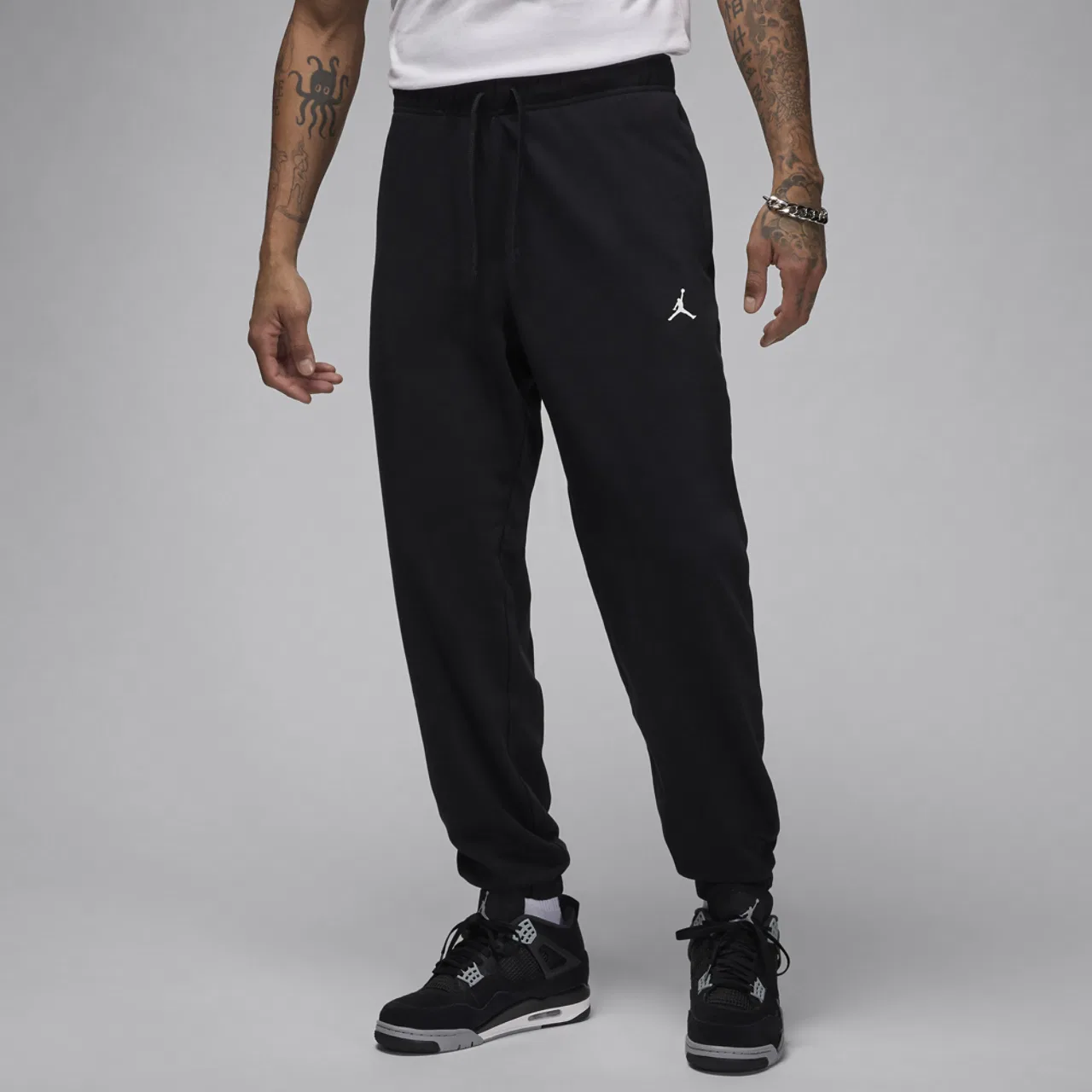 Брюки мужские Dri-FIT Sport Crossover Fleece Jordan, черный/белый