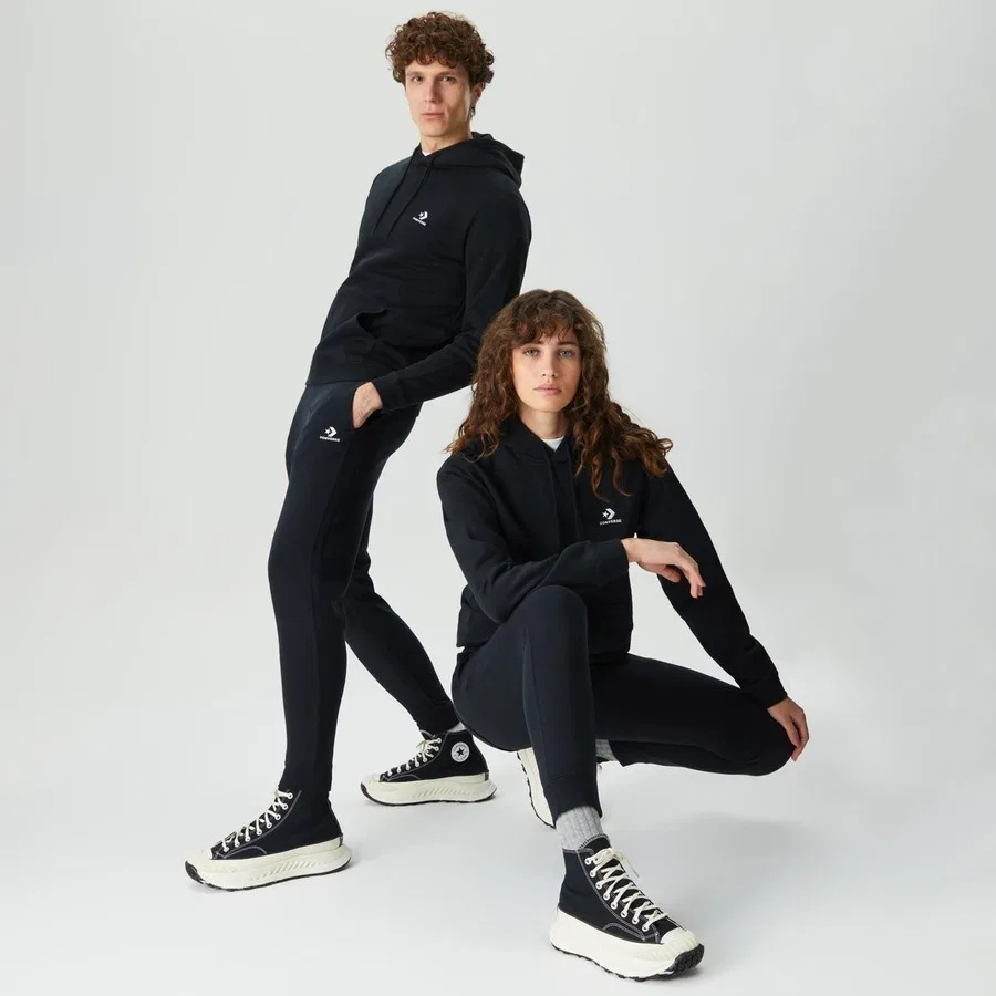 Спортивные штаны с принтом Star Chevron Converse, Черный