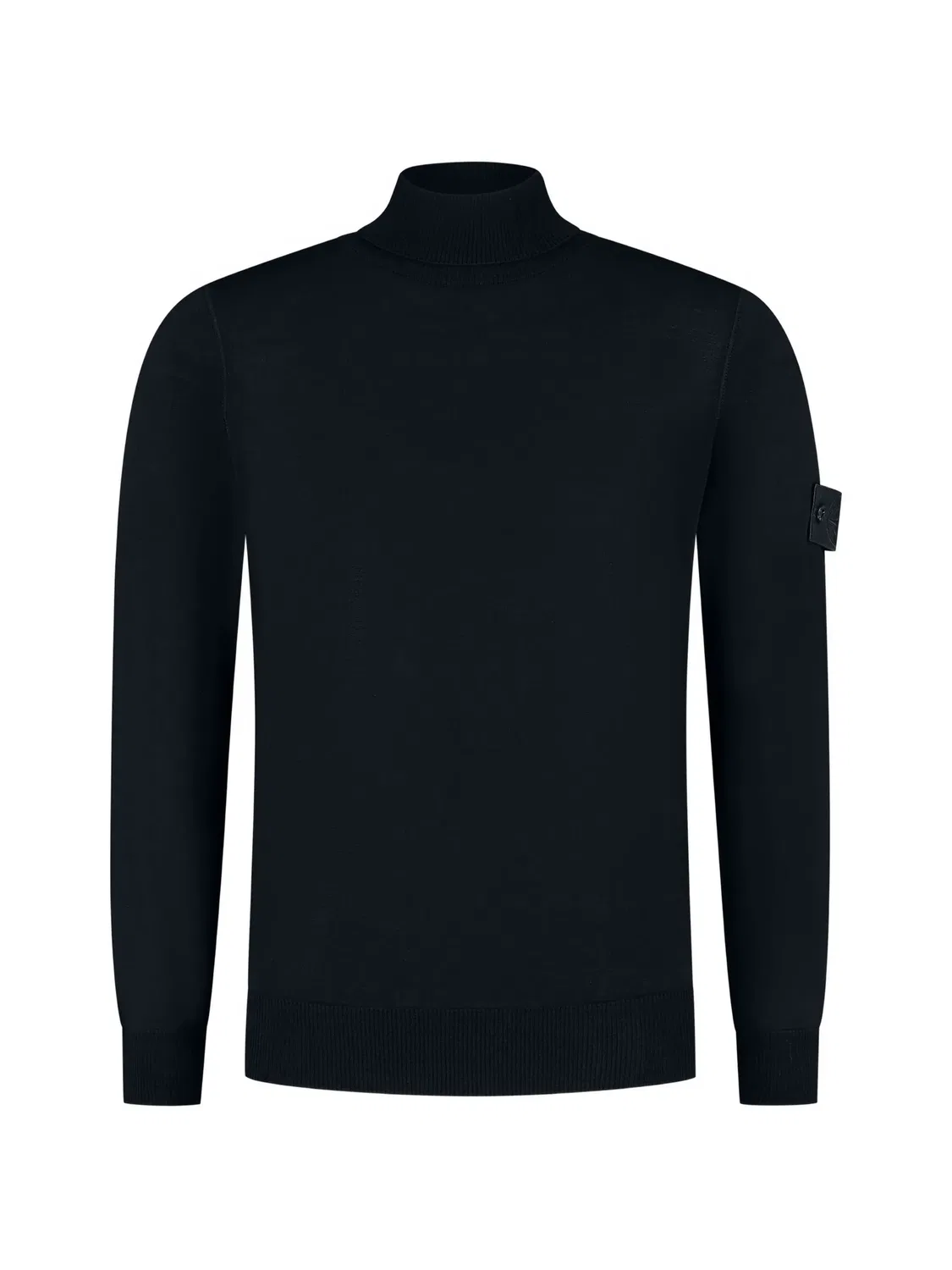 Stone Island Свитер с воротником-стойкой, черный