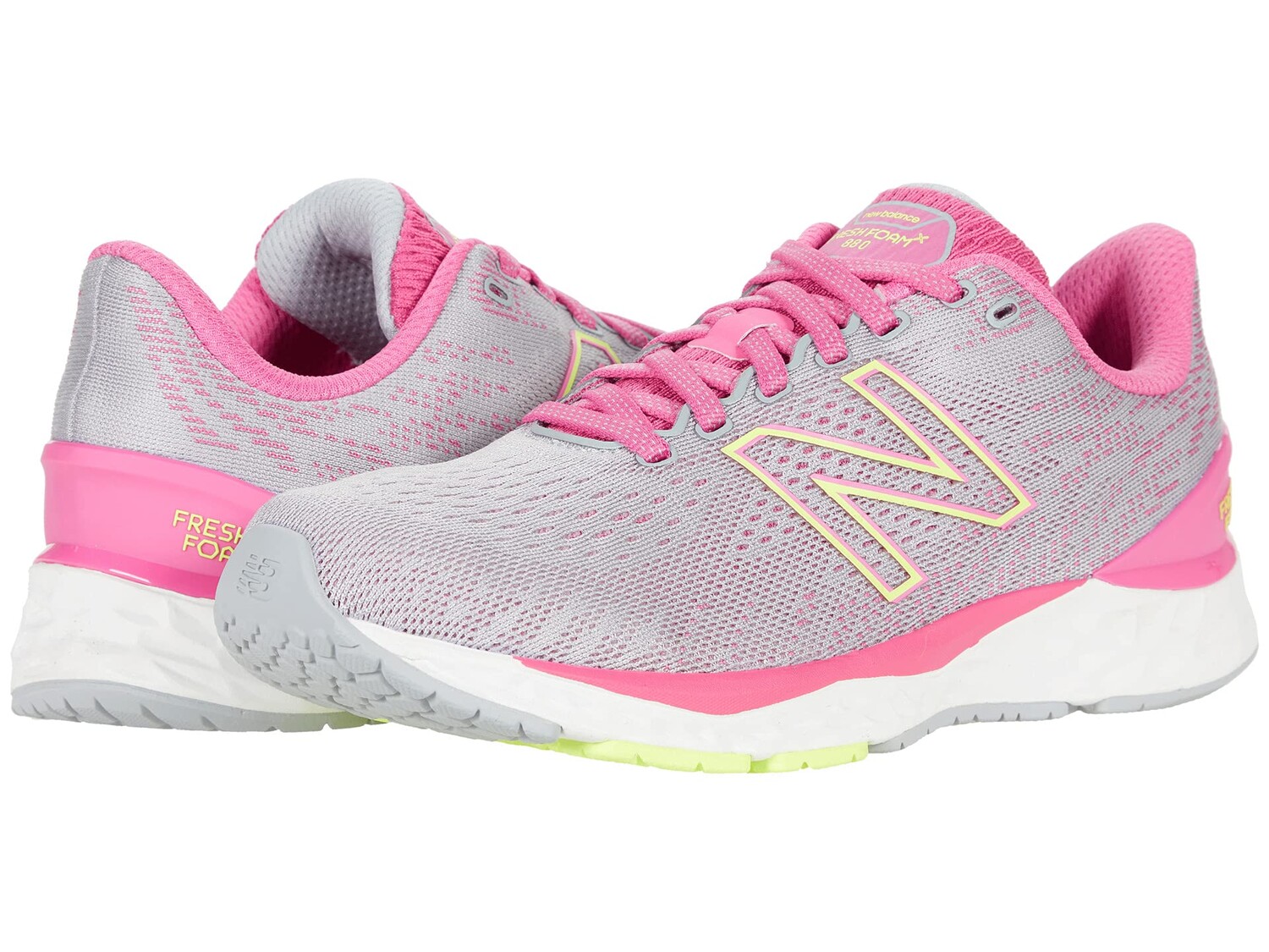 

Детские кроссовки New Balance 880v11, серый/розовый
