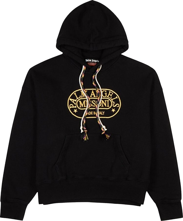 

Худи Palm Angels x Missoni Heritage Hoodie 'Black/Yellow', черный