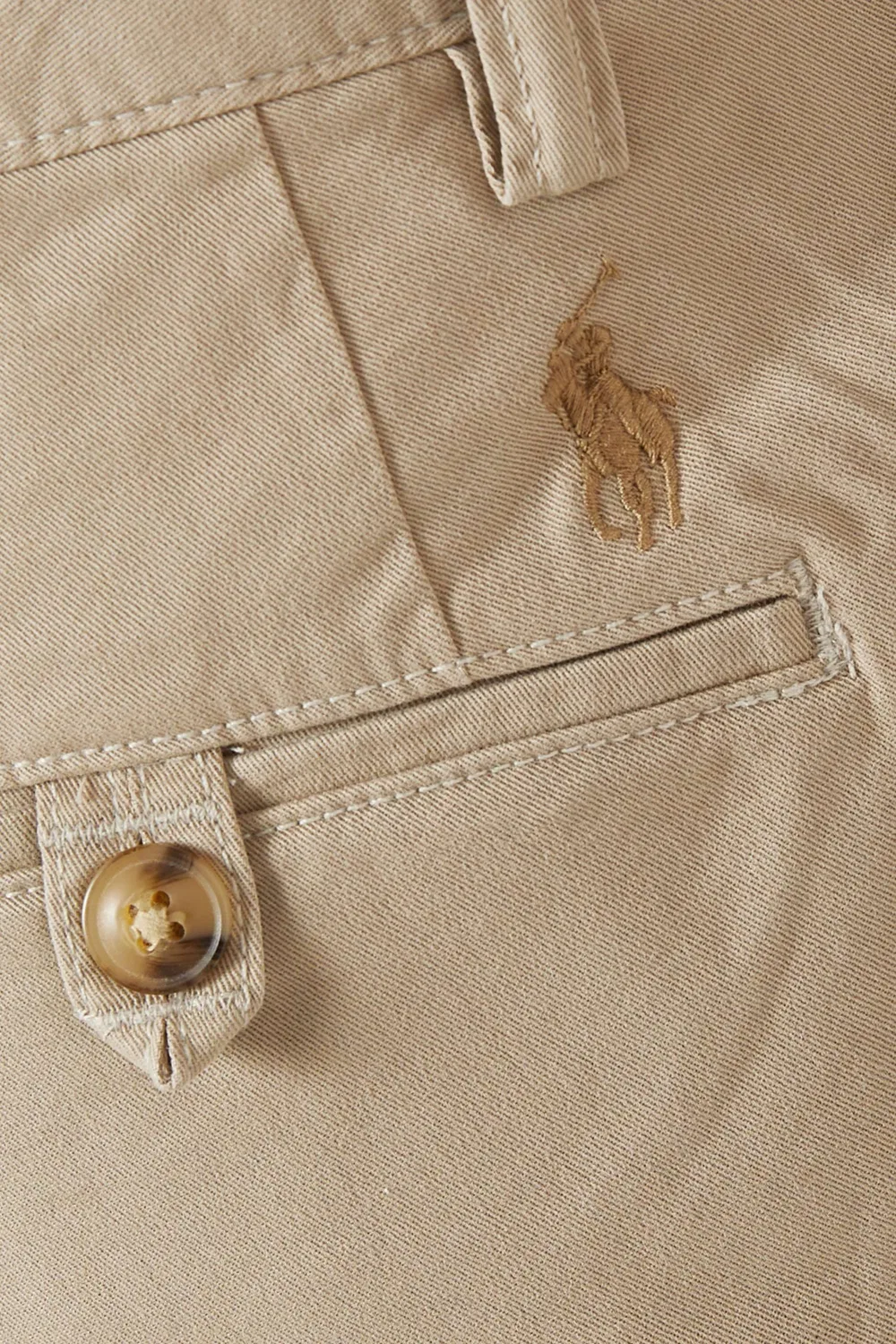 Шорты чино из хлопка с эластаном Polo Ralph Lauren, нейтральный — фото 4