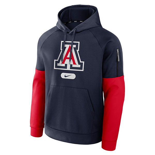 Мужской синий худи Arizona Wildcats для фитнеса Nike — фото 3