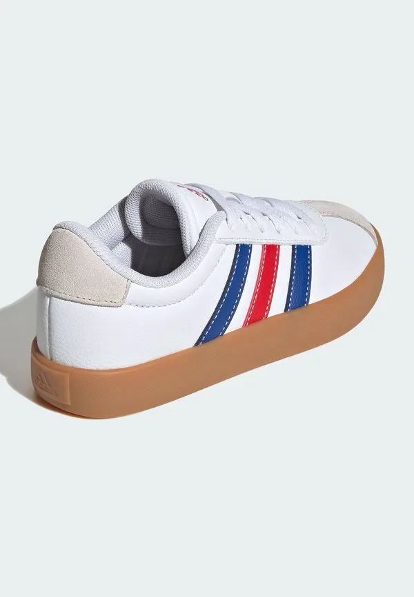 Кроссовки vl court 3.0 для первых шагов Adidas Sportswear, Cloud White Royal Blue Better Scarlet — фото 4