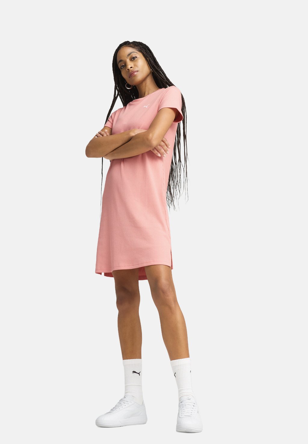 

Платье-джемпер ELEVATED BODYCON Puma, розовый
