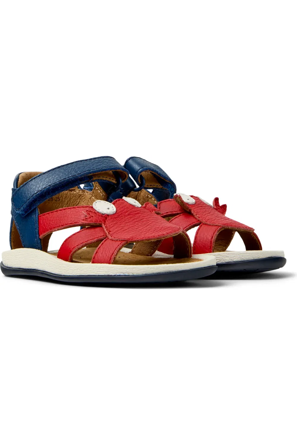 Сандалии детские Camper с крабом, Red Multi