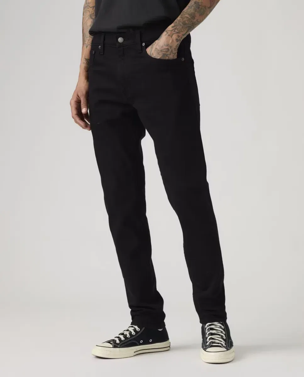 Мужские джинсы зауженные 512 Slim Taper с эластаном Levi's, Negro — фото 2