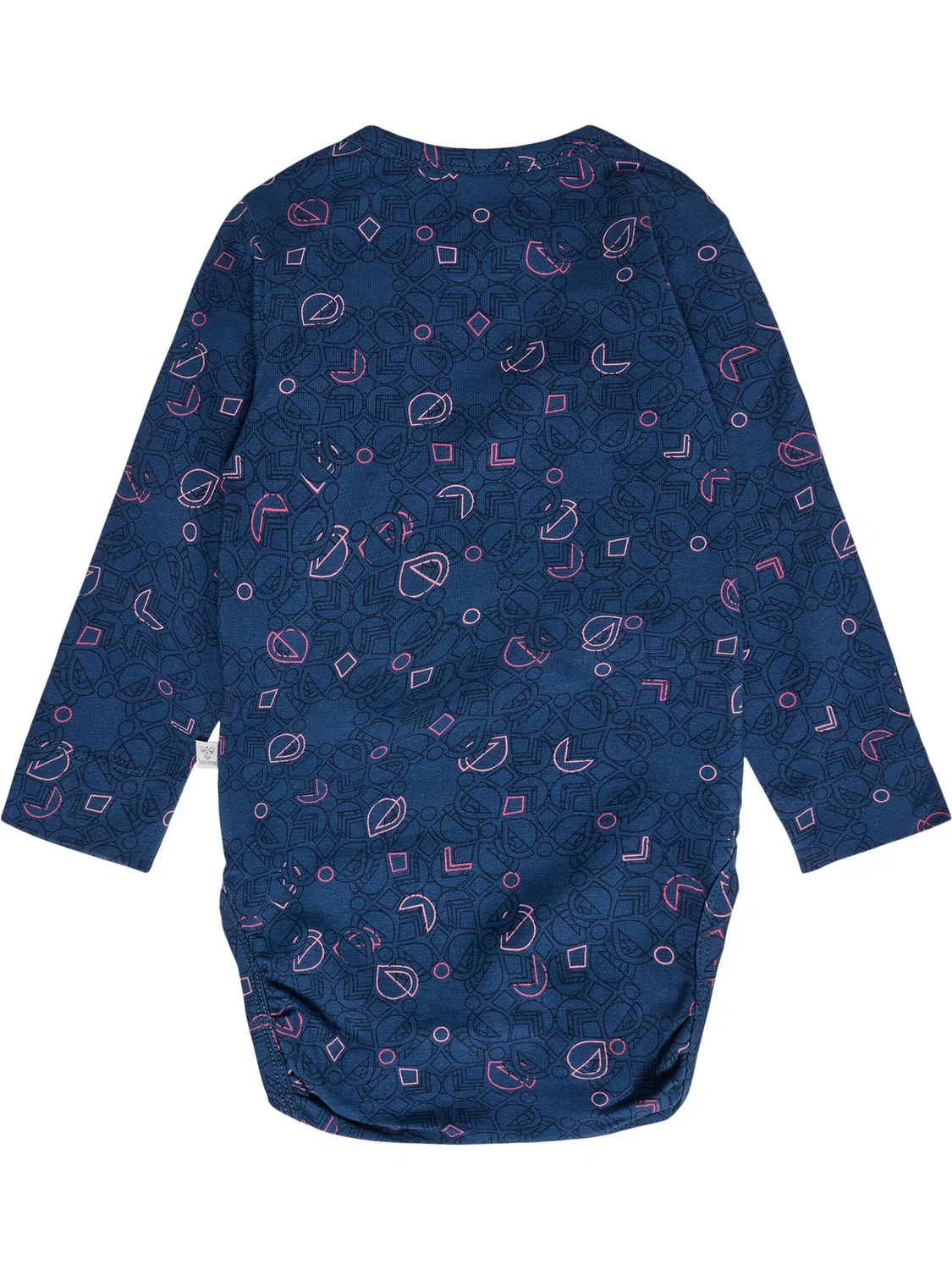 Детский боди-комбинезон с принтом Fia Body L/S Hummel, Petrolblau — фото 2