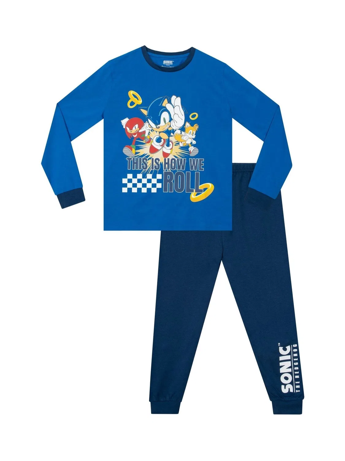 Пижама Sonic The Hedgehog Character, синяя