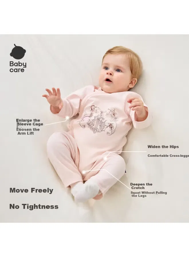 Боди-комбинезон хлопковый с длинным рукавом Babycare, голубой