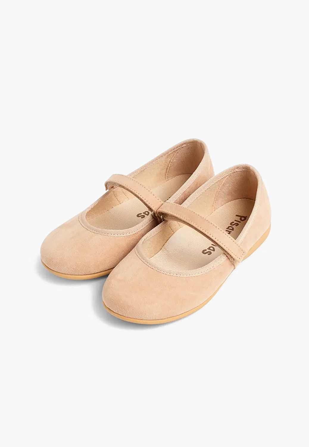 Merceditas niña serratex cinta adhesiva - балетки с ремешком на щиколотке Pisamonas, Camel — фото 2