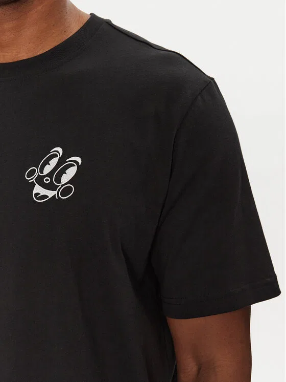 Футболка loose fit Adidas, черный — фото 4