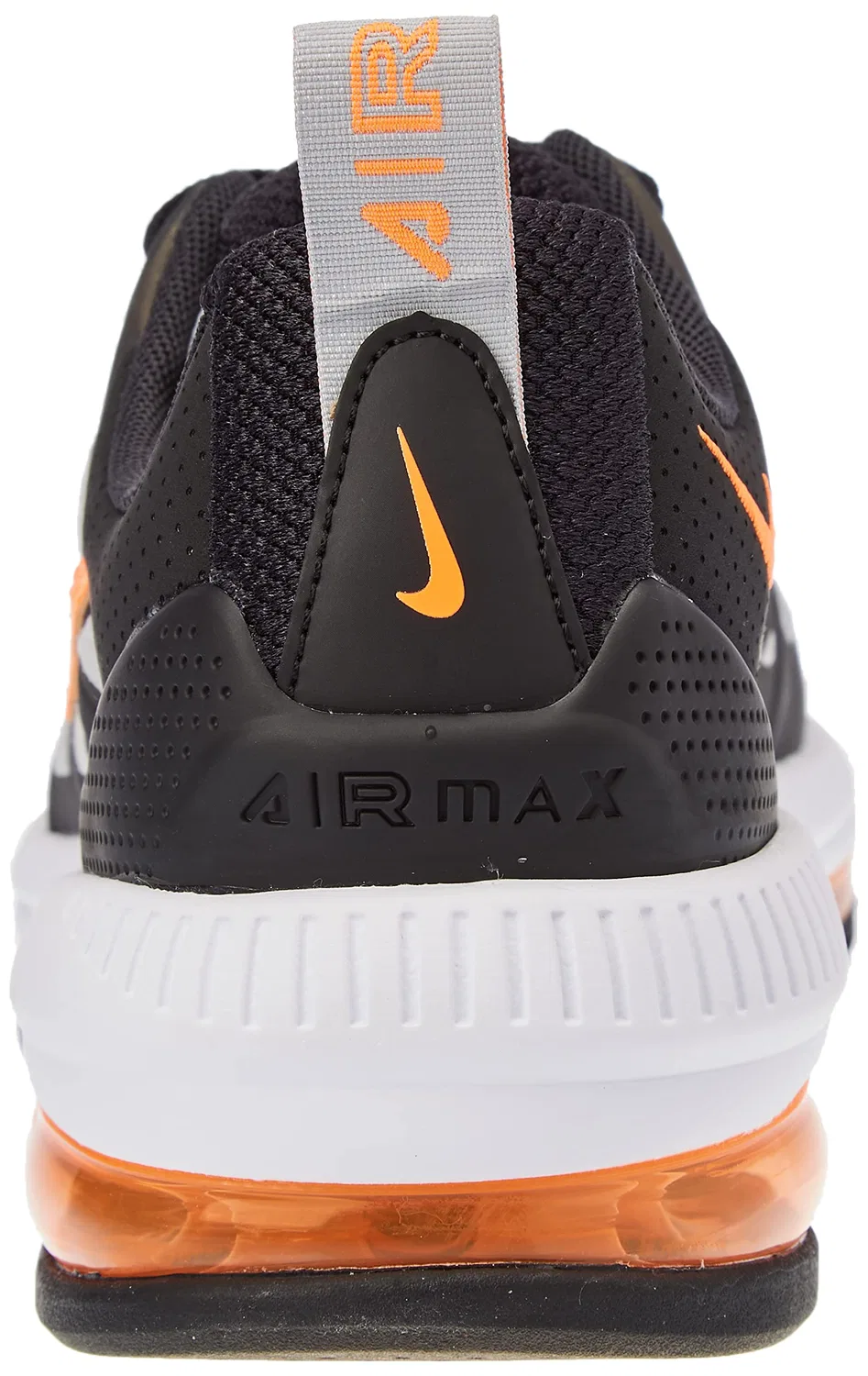 Детские кроссовки для мальчиков с шнуровкой NIKE, Black Total Orange Grey Fog — фото 3