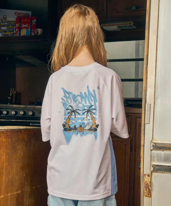 Футболка с принтом Kids dont care tag, Brownbreath Kids, белый