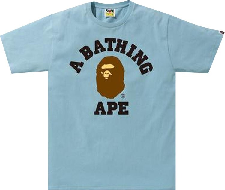 

Футболка BAPE College Tee 'Sax', синий